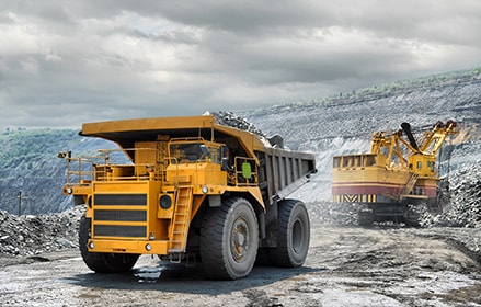 Camion de roulage pour chantier d’exploitation minière